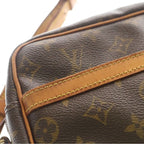 Louis Vuitton Monogram Trocadero Shoulder Bag Brown Leather Gold — view 5