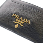 Prada Saffiano Leather Card Case Black — view 5