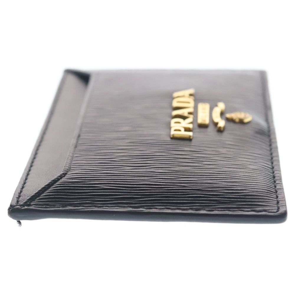 Prada Saffiano Leather Card Case Black — view 3