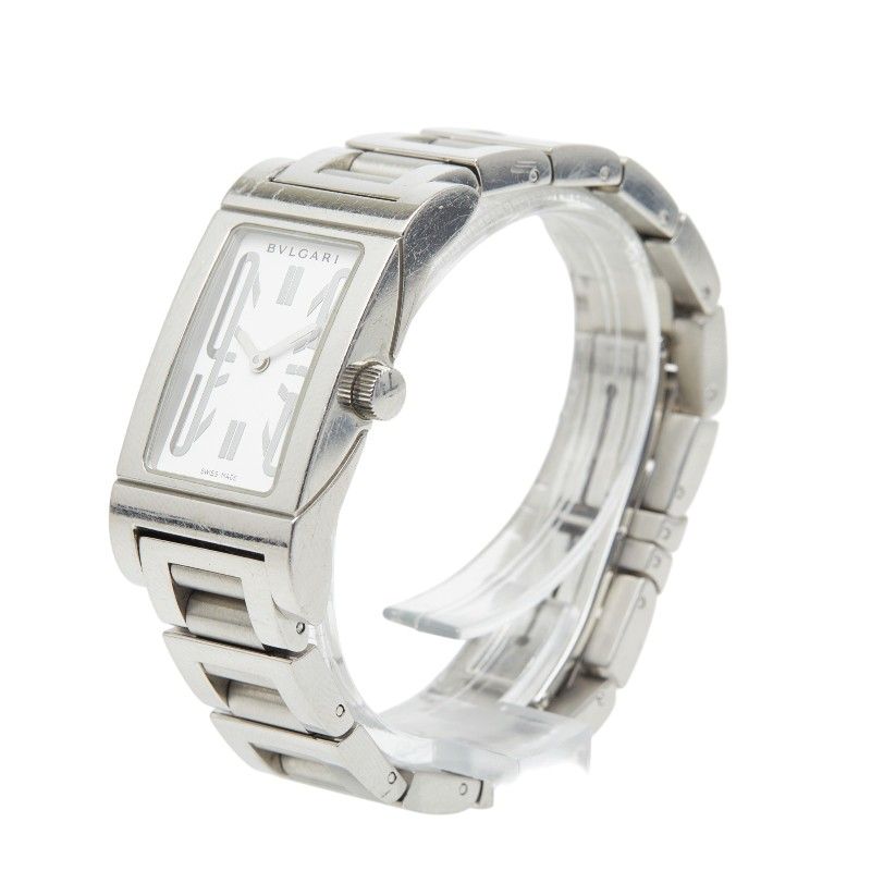 Bvlgari Rettangolo Watch Stainless Steel — view 2