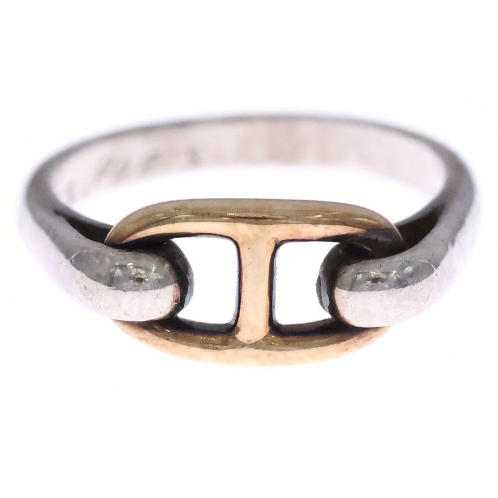 Hermes Chaine D'ancre Ring 750 925 Vintage — view 5