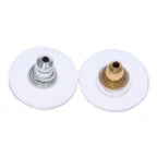 Chanel CC Logo Rhinestone Pearl Gold Earring — view 6