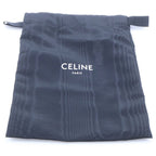 Celine Triomphe Margot Chain Shoulder Bag Black Leather Gold — view 6