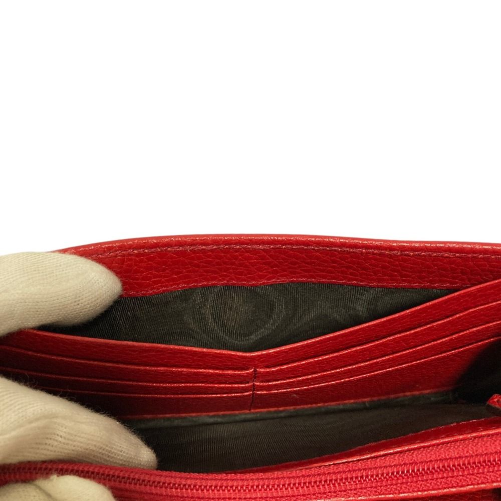 Gucci Soho Leather Wallet Red — view 8