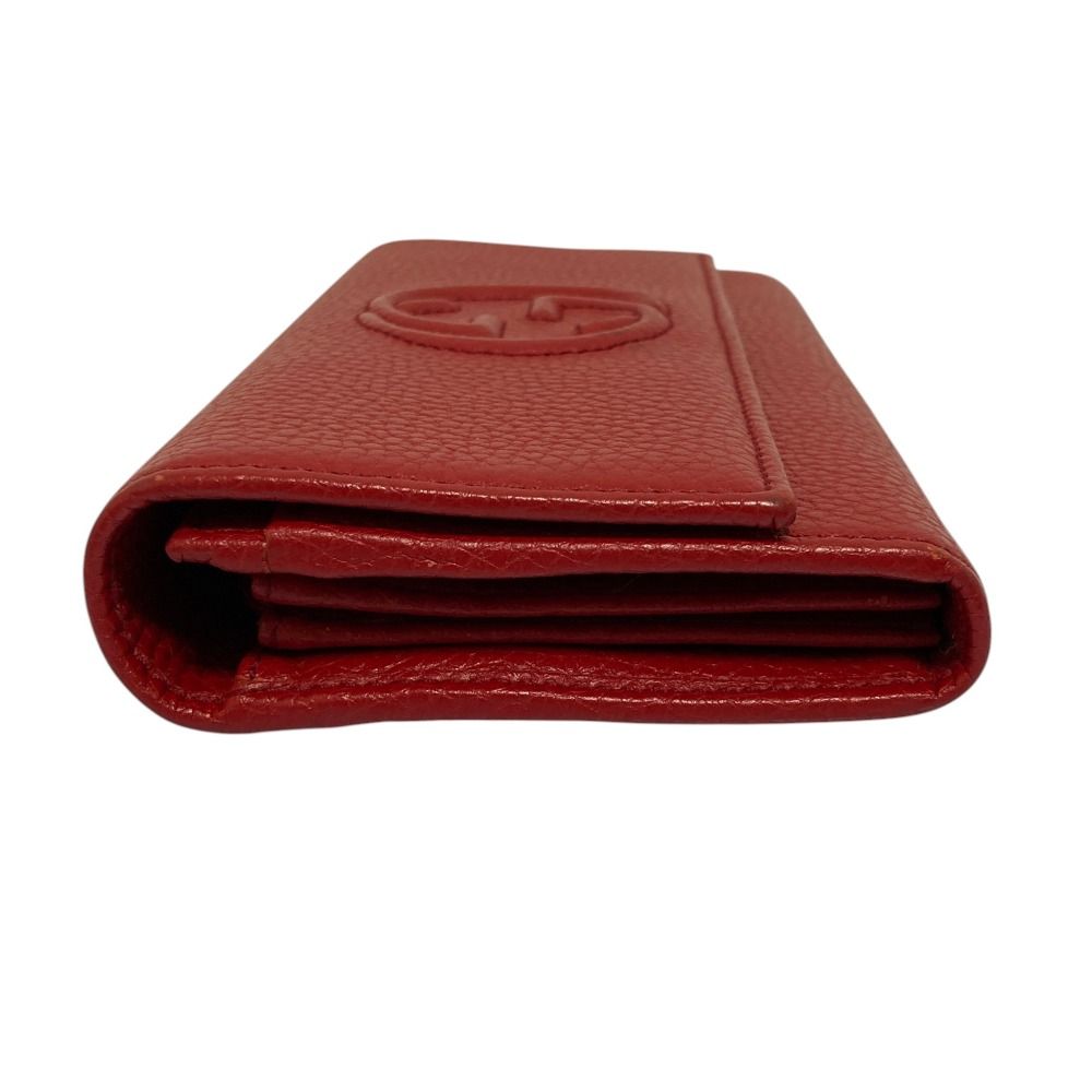 Gucci Soho Leather Wallet Red — view 3