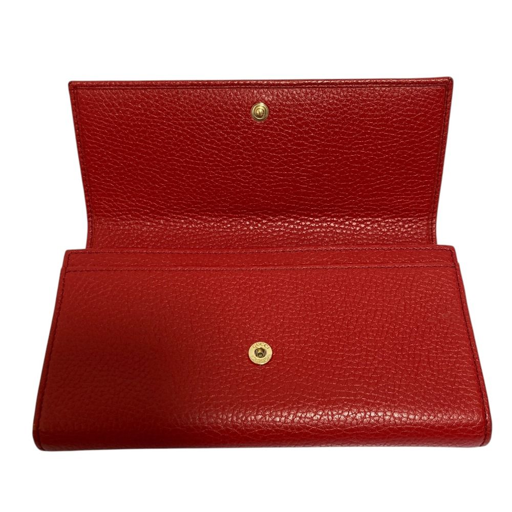 Gucci Soho Leather Wallet Red — view 5
