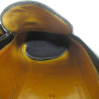 Hermes Constance H Logo Buckle Leather Loafers Shoes 39 Black Silver — view 7