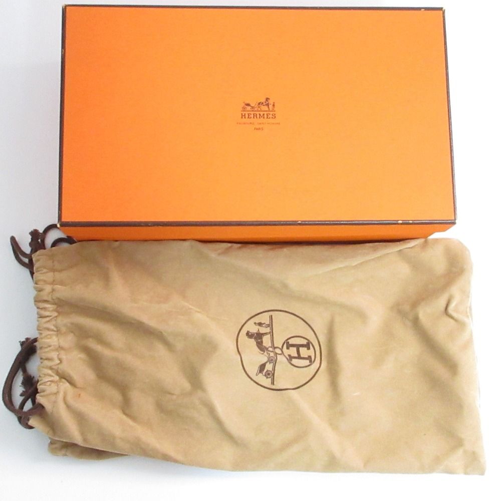 Hermes Destin Kelly Loafers Shoes 35 Beige — view 9