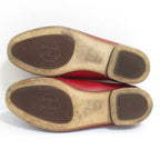 Hermes H Logo Loafers Shu Zu 36.5 Red — view 7