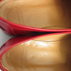 Hermes H Logo Loafers Shu Zu 36.5 Red — view 5