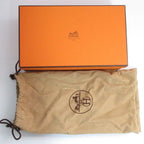 Hermes H Logo Loafers Shu Zu 36.5 Red — view 9