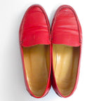 Hermes H Logo Loafers Shu Zu 36.5 Red — view 4
