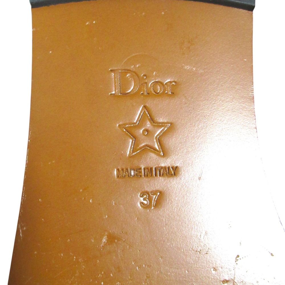 Dior Nicely-d J'adior Ribbon Strap Espadrilles Flat Shoes 37 Red — view 8