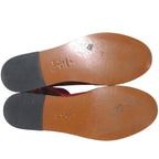 Dior Nicely-d J'adior Ribbon Strap Espadrilles Flat Shoes 37 Red — view 7