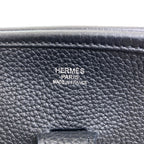 Hermes Evelyne 3 PM Silver Shoulder Bag Taurillon — view 6