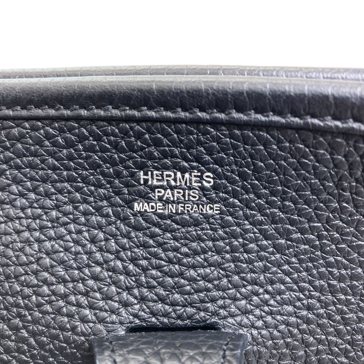 Hermes Evelyne 3 PM Silver Shoulder Bag Taurillon — view 6