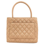 Chanel Medallion Tote Gold Grained Calfskin — view 2