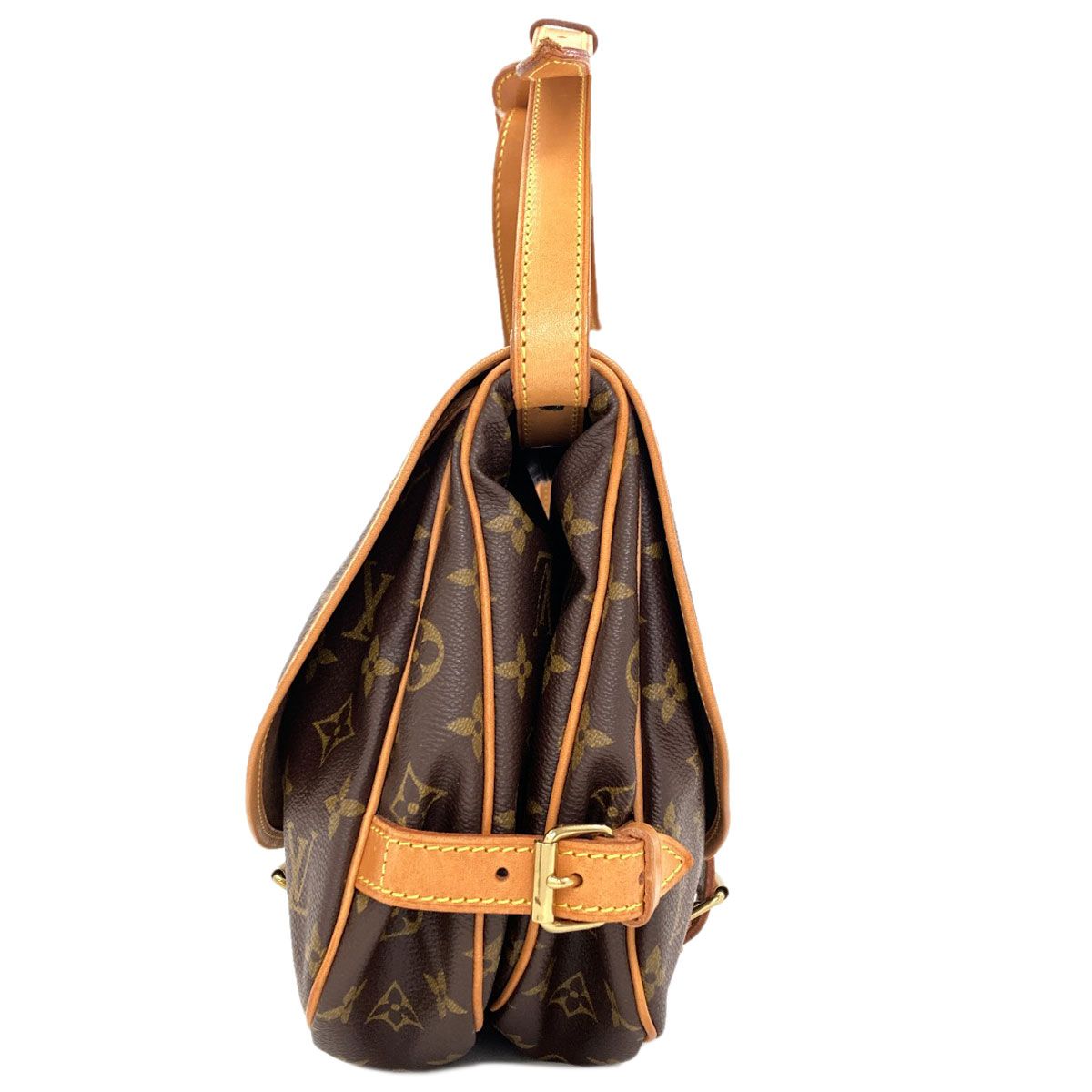 Louis Vuitton Saumur MM Shoulder Bag Monogram Canvas — view 3