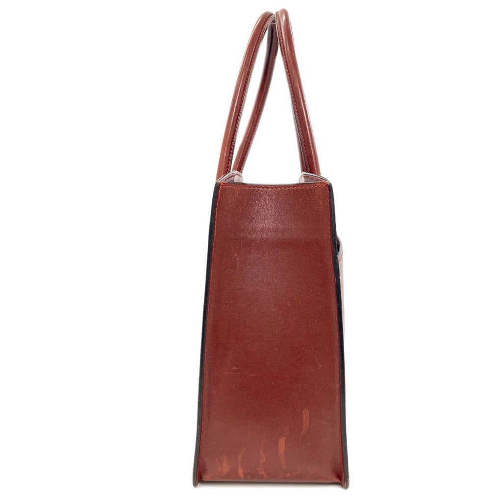 Hermes White Bath Gold Tote Box Calf — view 3
