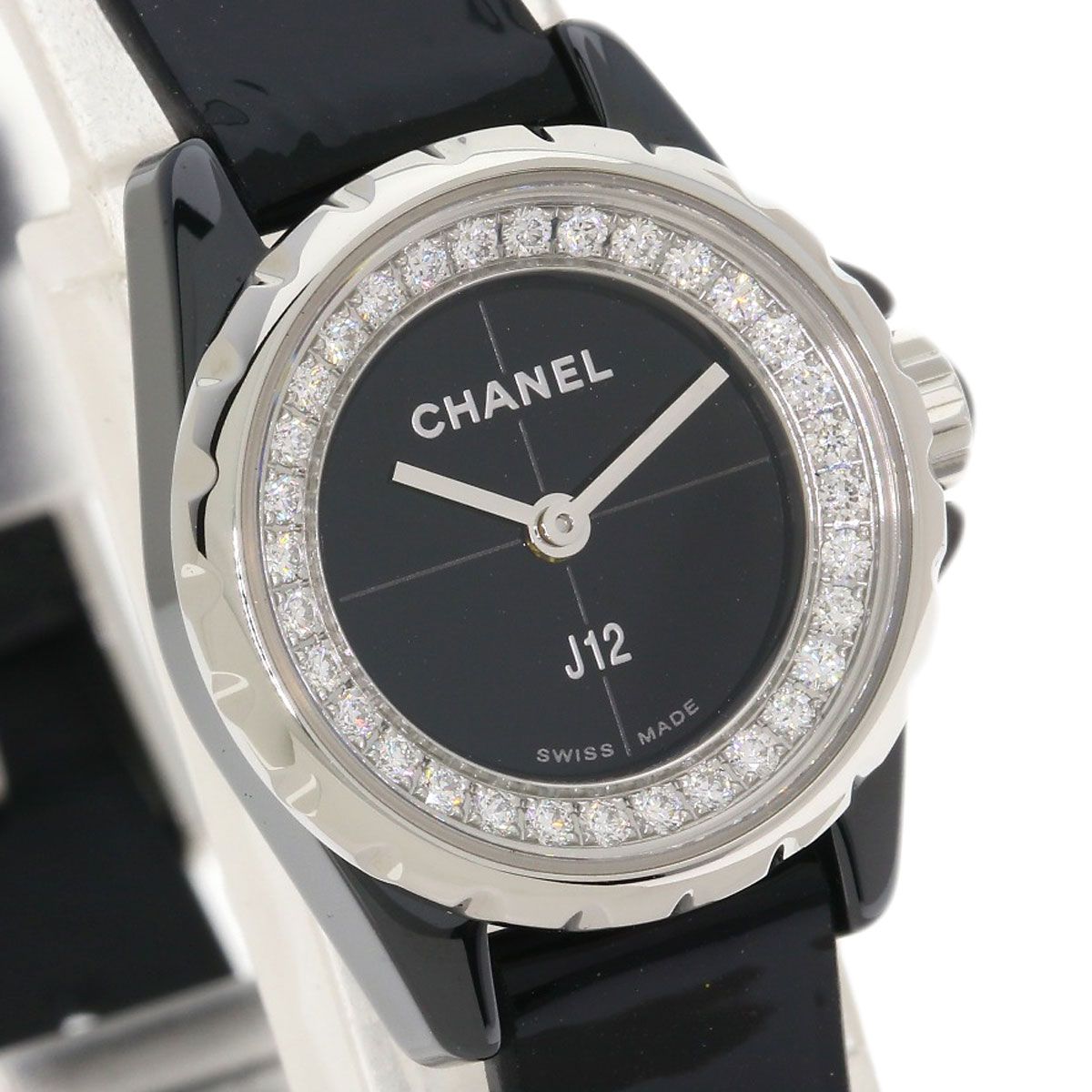 Chanel XS Diamond Watch Ceramic Enamel — view 5