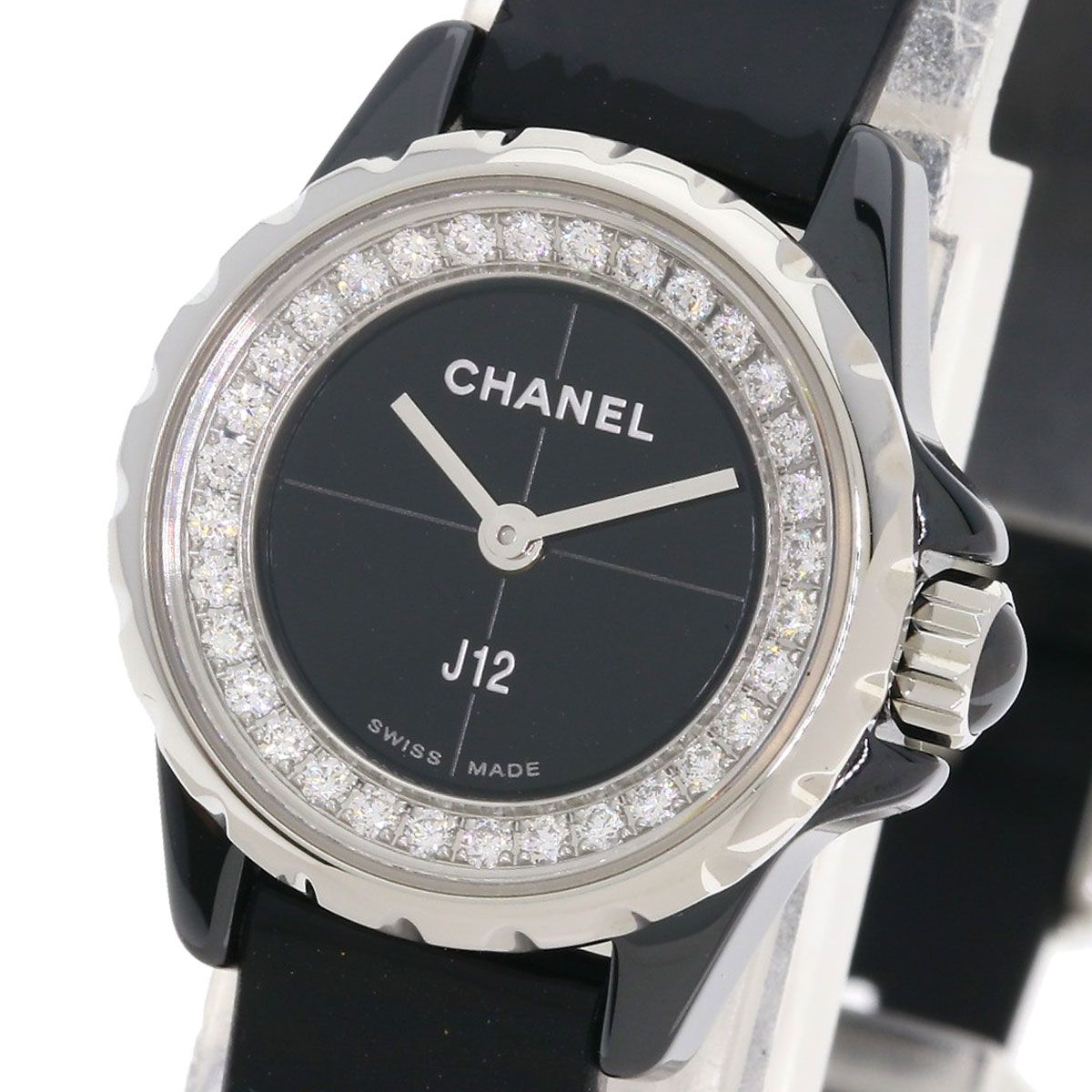 Chanel XS Diamond Watch Ceramic Enamel — view 4