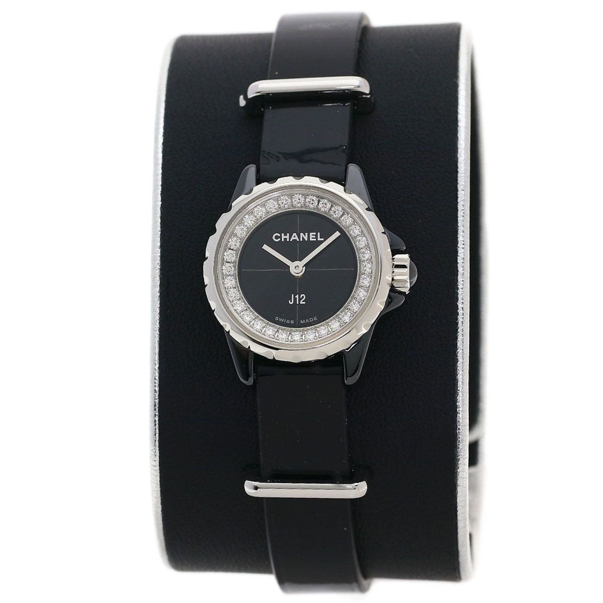 Chanel XS Diamond Watch Ceramic Enamel — view 2