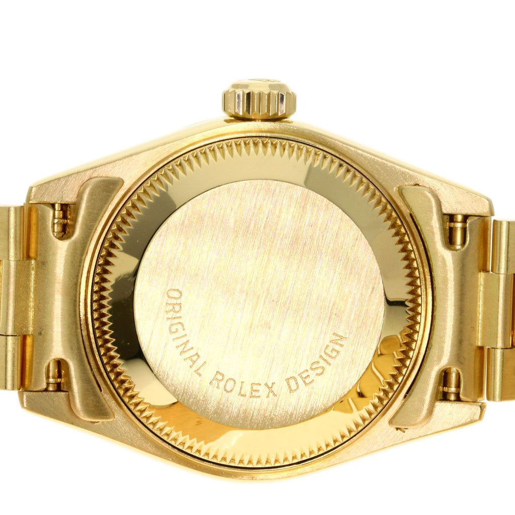 Rolex Datejust Diamond Watch 18k Yellow Gold — view 7