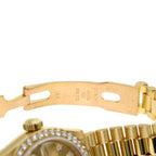 Rolex Datejust Diamond Watch 18k Yellow Gold — view 9