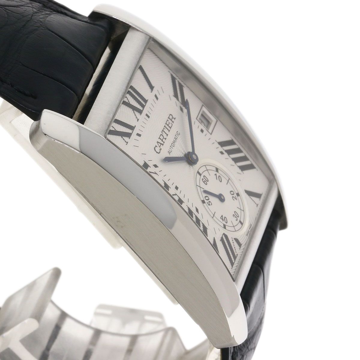 Cartier Tank MC LM Watch SS Leather — view 6