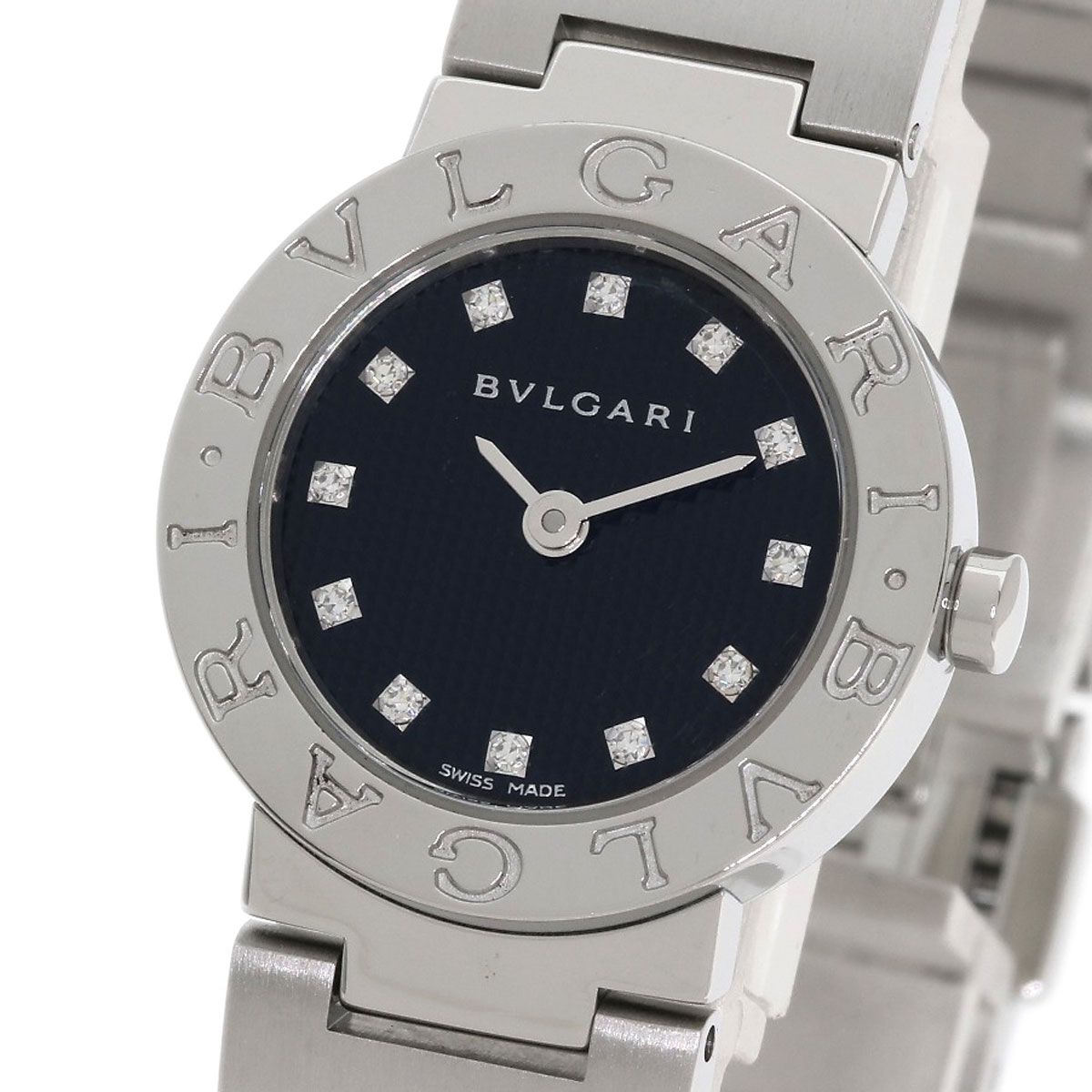 Bvlgari Diamond Watch SS — view 3