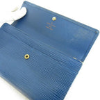 Louis Vuitton Wallet Epi Leather Blue — view 5