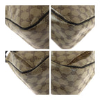 Gucci GG Crystal Brown Beige Gold Hobo Shoulder Bag — view 3