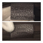 Gucci GG Crystal Brown Beige Gold Hobo Shoulder Bag — view 4