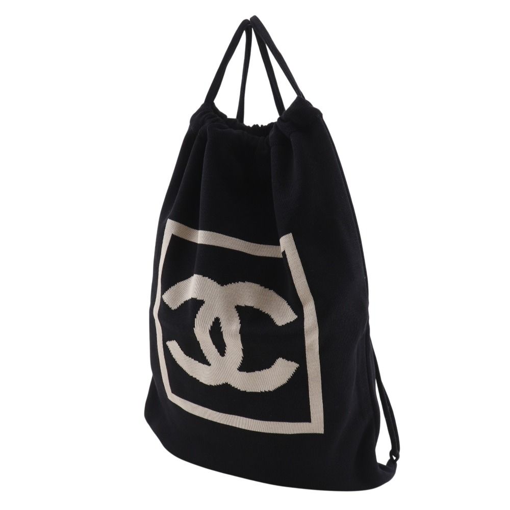 Chanel Nap Sac Sports Line Cotton Black Backpack — view 2