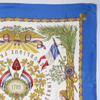 Hermes Carre 90 Silk Blue Scarf — view 3