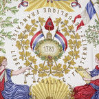Hermes Carre 90 Silk Blue Scarf — view 6
