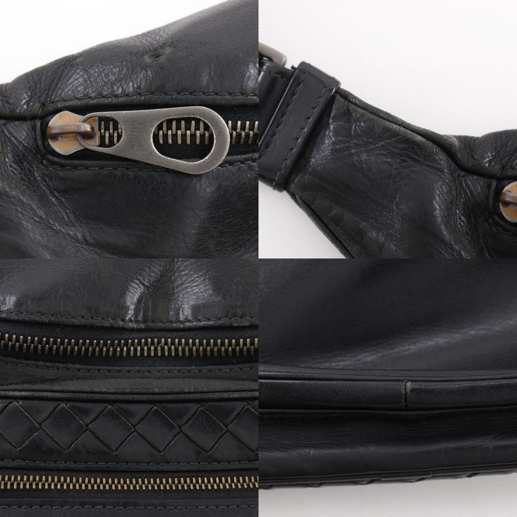 Bottega Veneta Shoulder Bag Leather Black — view 9