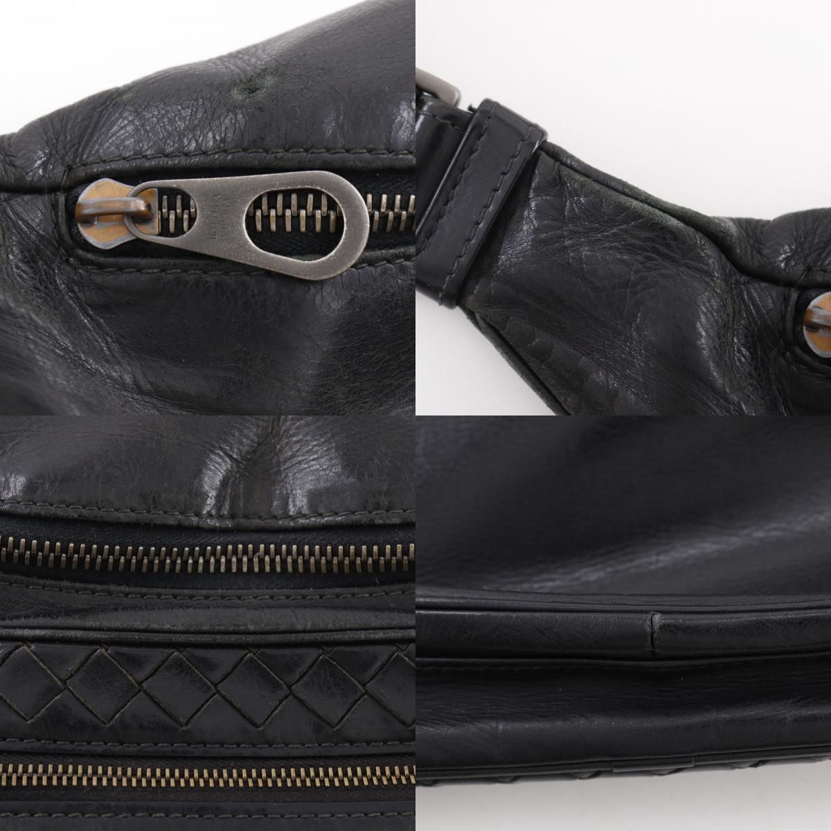 Bottega Veneta Shoulder Bag Leather Black — view 9