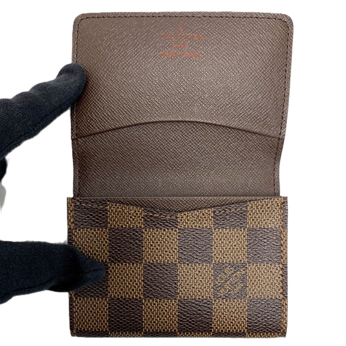 Louis Vuitton Damier Envelope Carte de Visite Card Case Bag — view 7