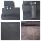 Prada Tessuto Black Silver Nylon Shoulder Bag — view 5