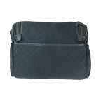 Gucci Black Silver GG Canvas Shoulder Bag — view 2