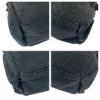 Gucci Black Silver GG Canvas Shoulder Bag — view 3
