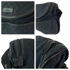 Gucci Black Silver GG Canvas Shoulder Bag — view 5