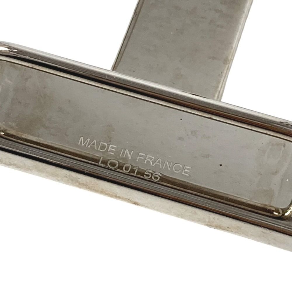 Hermes Buckle Belt Logo Only Metal Silver — view 8