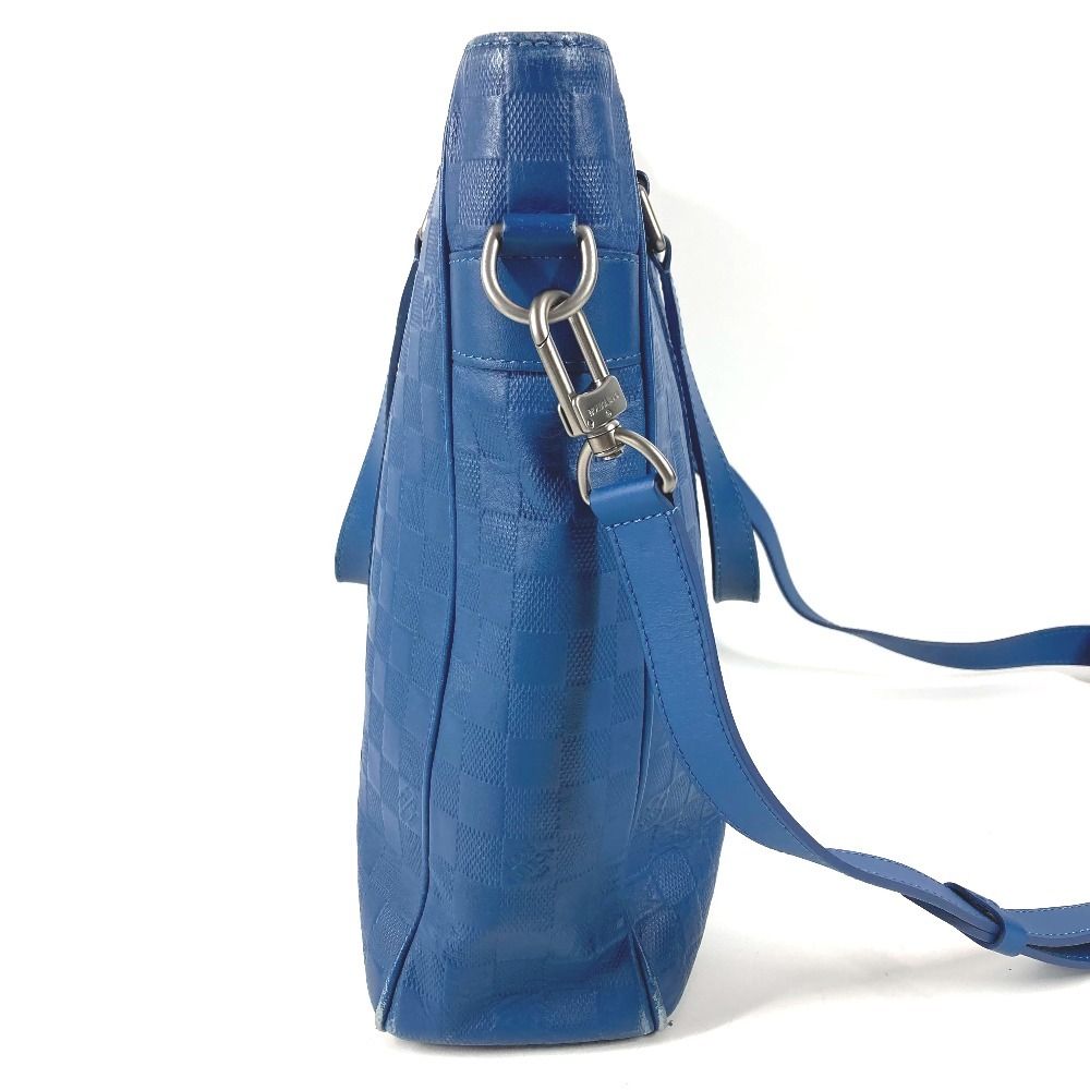 Louis Vuitton Shoulder Bag Tadao PM Damier Infini Leather Blue — view 2