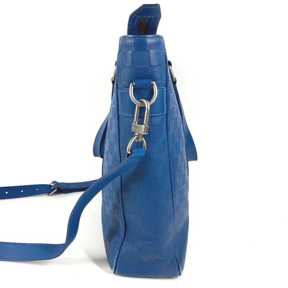 Louis Vuitton Shoulder Bag Tadao PM Damier Infini Leather Blue — view 6