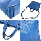 Louis Vuitton Shoulder Bag Tadao PM Damier Infini Leather Blue — view 7