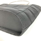 Chanel Handbag Metal Handle Choco Bar Nylon Gray — view 6