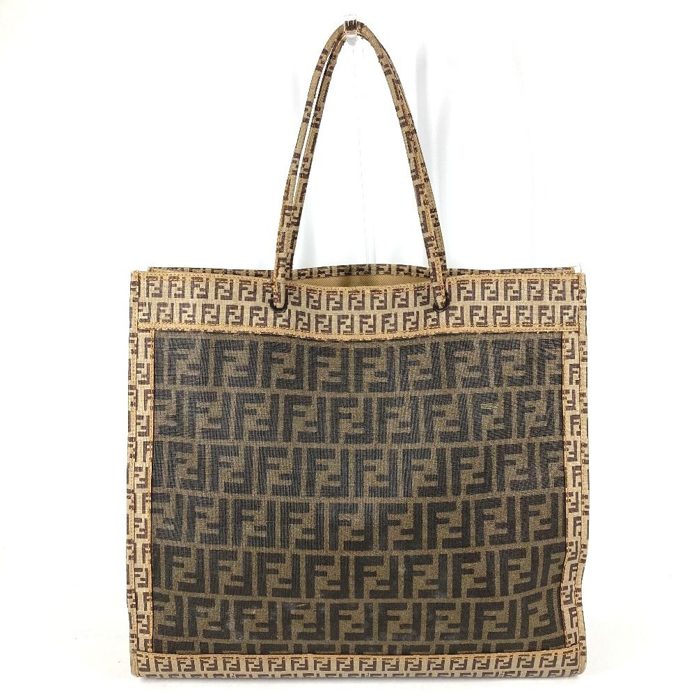 Fendi Shoulder Bag Zucca Zucchino Brown — view 2