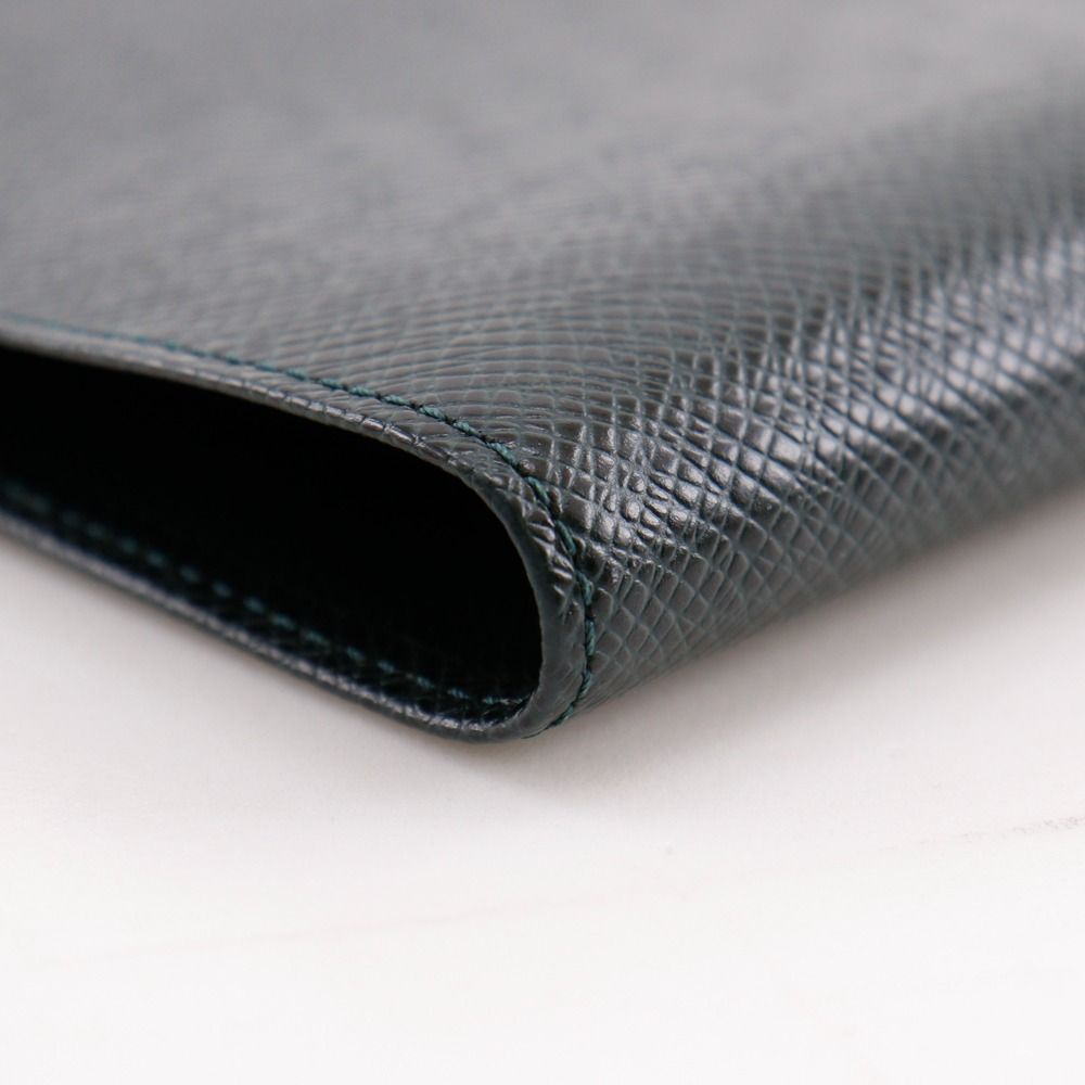 Louis Vuitton Agenda Bureau Notebook Cover Taiga Epi Sear Dark Green — view 4